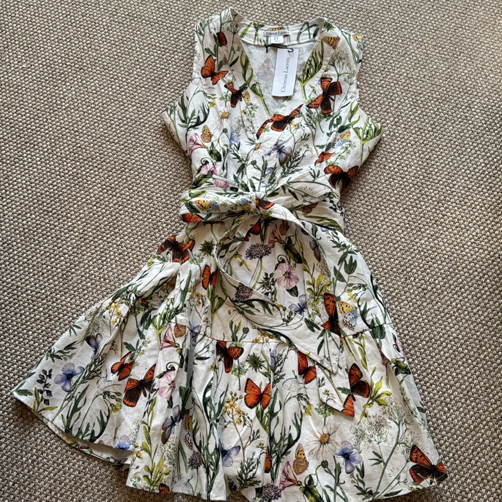 Christian Lacroix wrap dress Size M, NWT